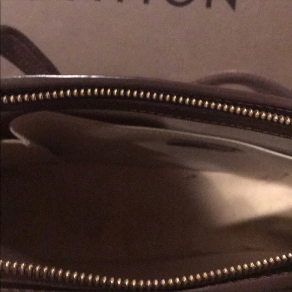 Used Louis Vuitton Lucille pm pink burgundy bag - Picture 4 of 7